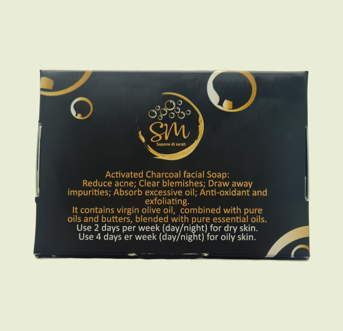 Charcoal Glow Facial Soap for Purified Skin