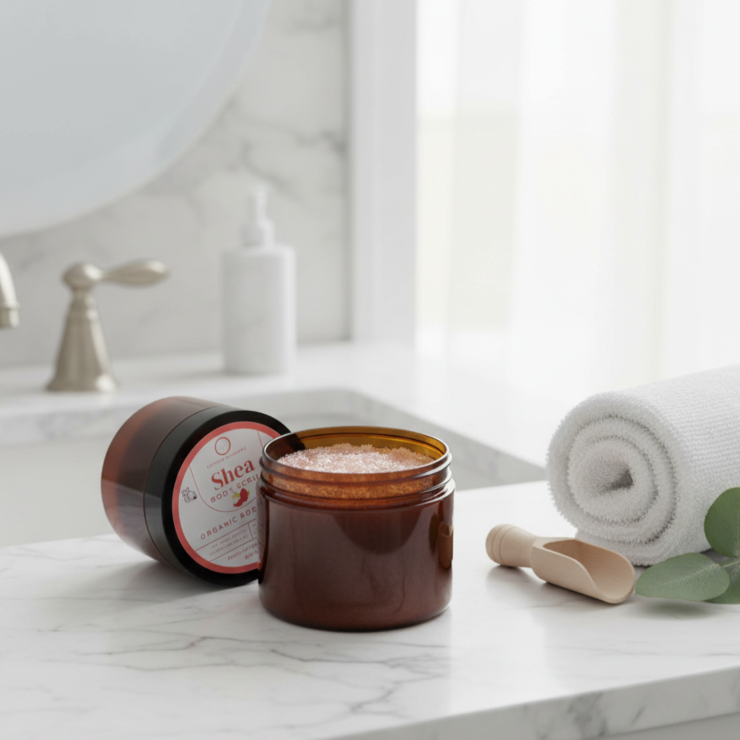 A Nourishing Shea Butter Body Scrub – Natural Exfoliation & Deep Moisture