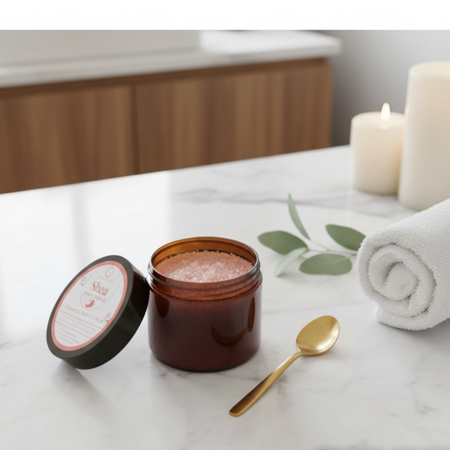 A Nourishing Shea Butter Body Scrub – Natural Exfoliation & Deep Moisture