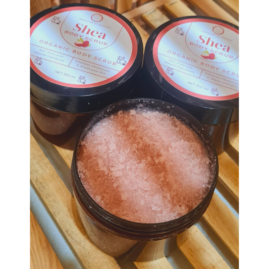 A Nourishing Shea Butter Body Scrub – Natural Exfoliation & Deep Moisture